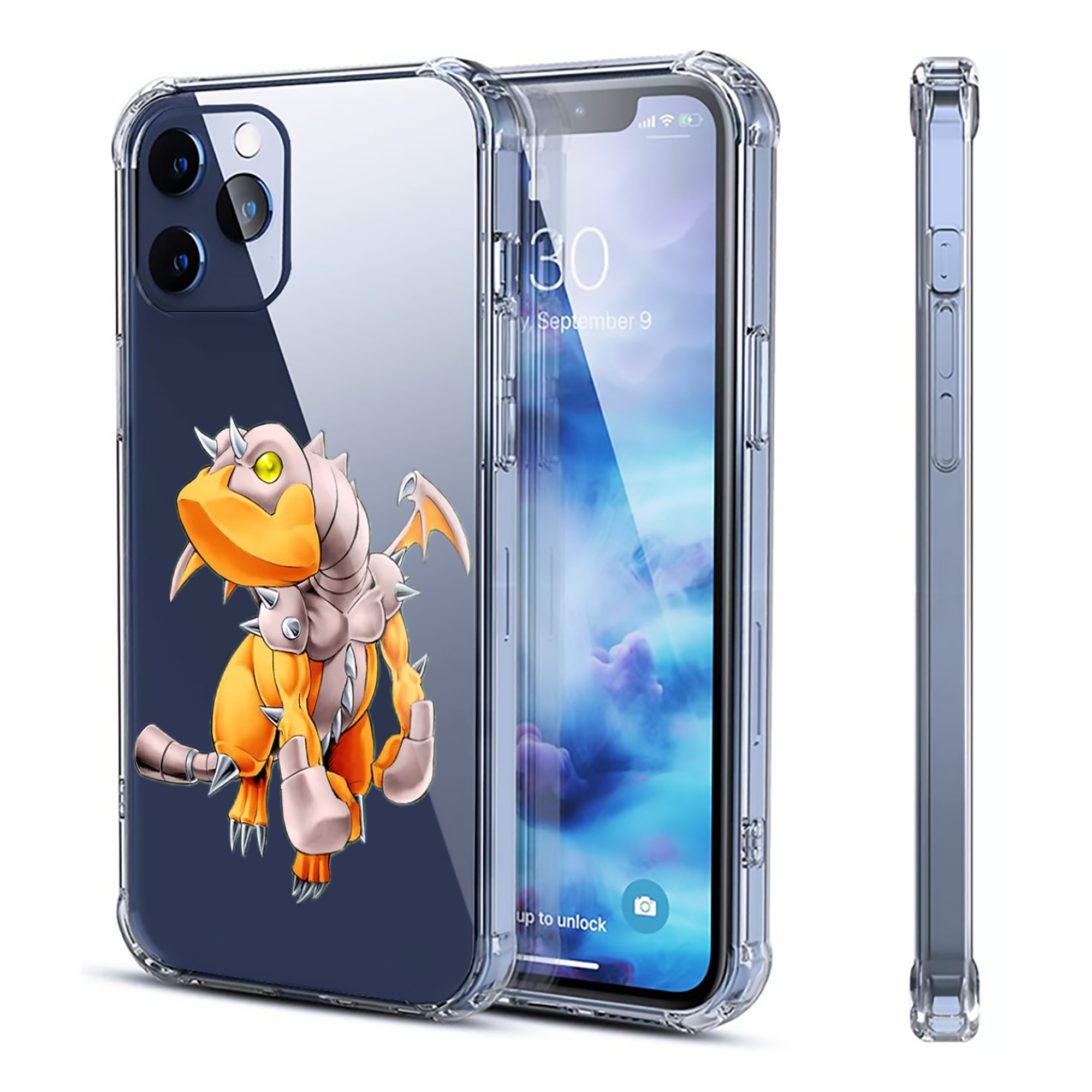 （画像用） 遊☆戯☆王 Yu-Gi-Oh! 【iPhone 12シリーズ対応】透明スマホケース（クリアソフトケース）
